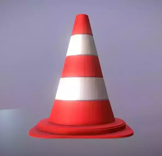 Traffic Cone High-Poly