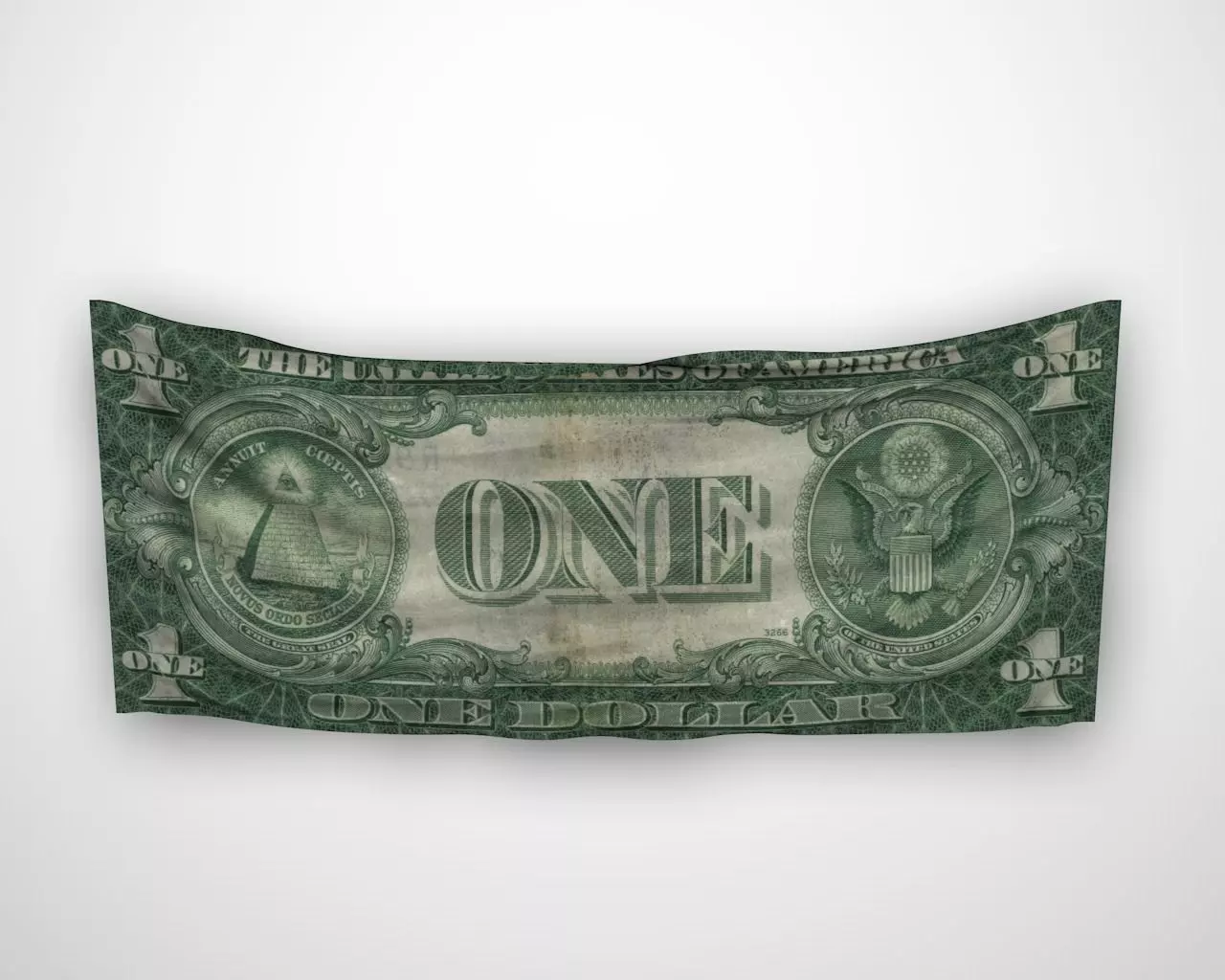 dollar flag Free 3D model_0
