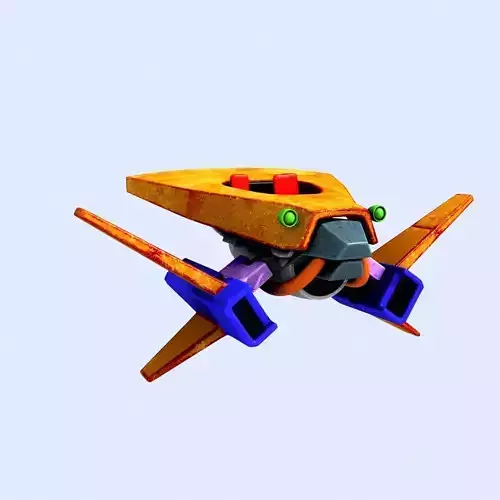 Cartoon Spaceship 01
