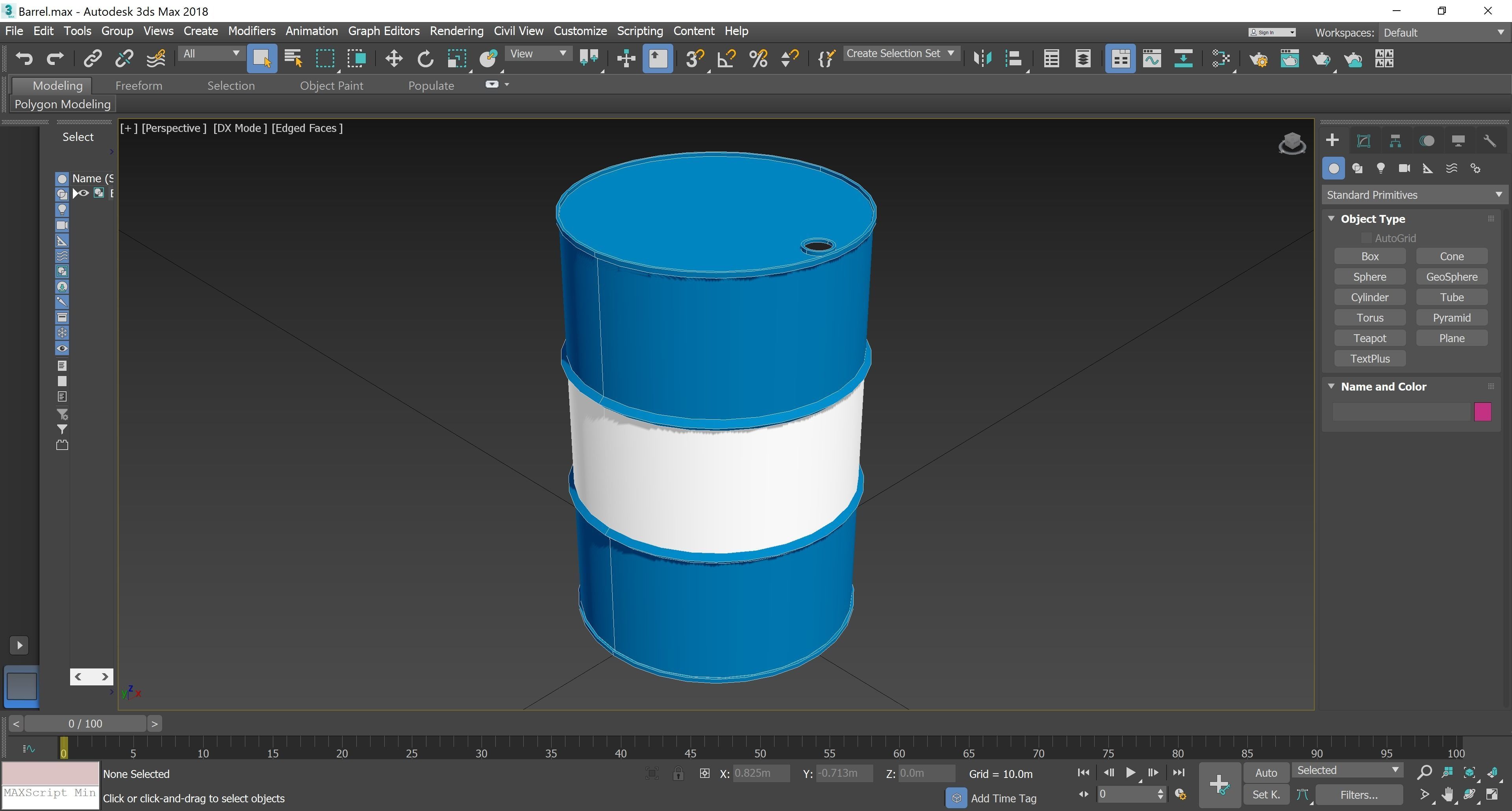 Barrel - Revit Family 3D model_5