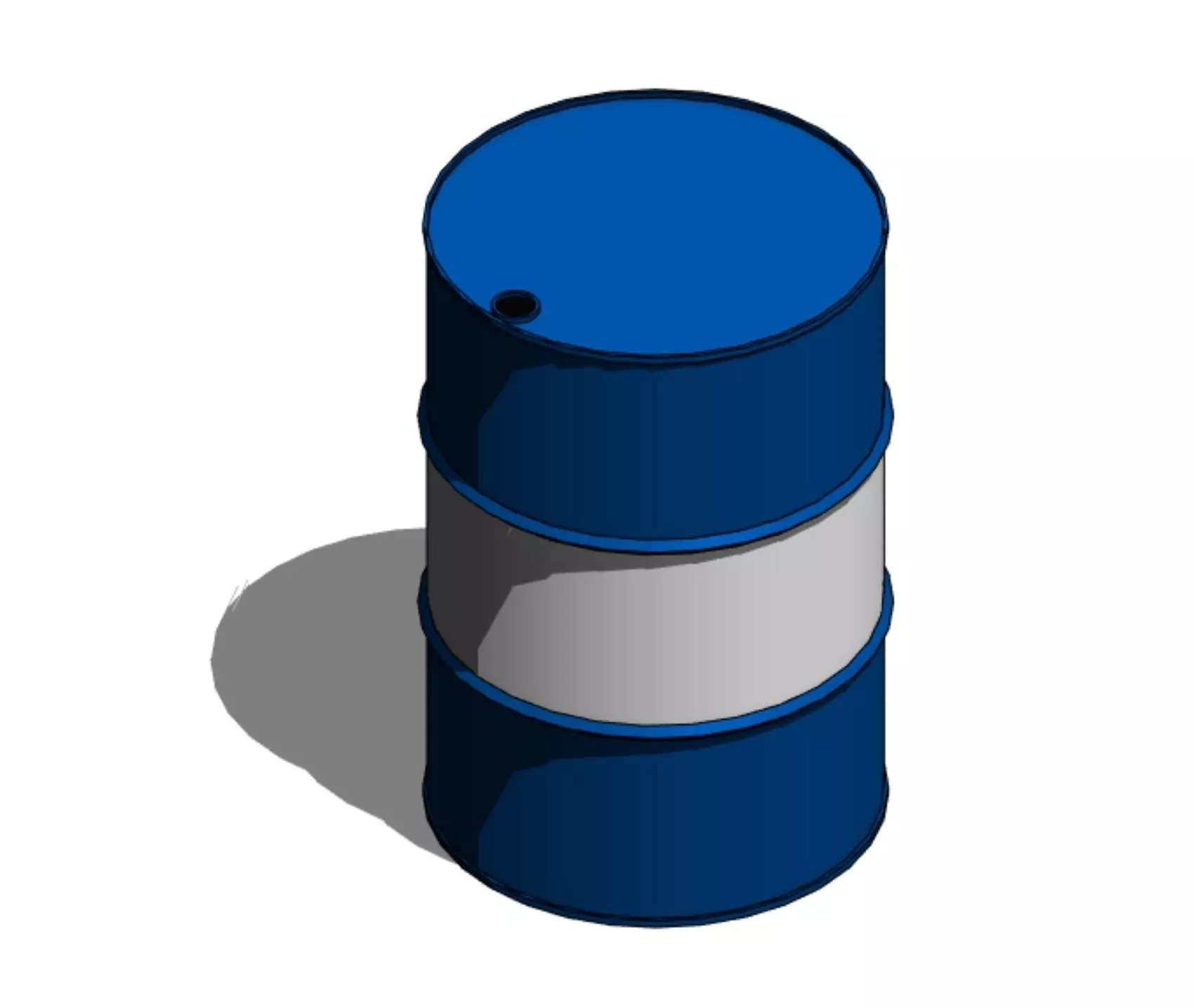 Barrel - Revit Family 3D model_0