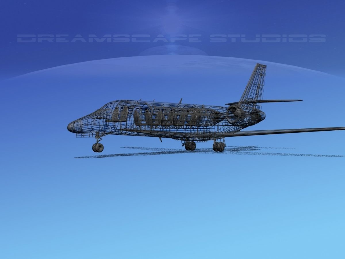 Cessna C680 Citation Soveriegn V13 3D model_11