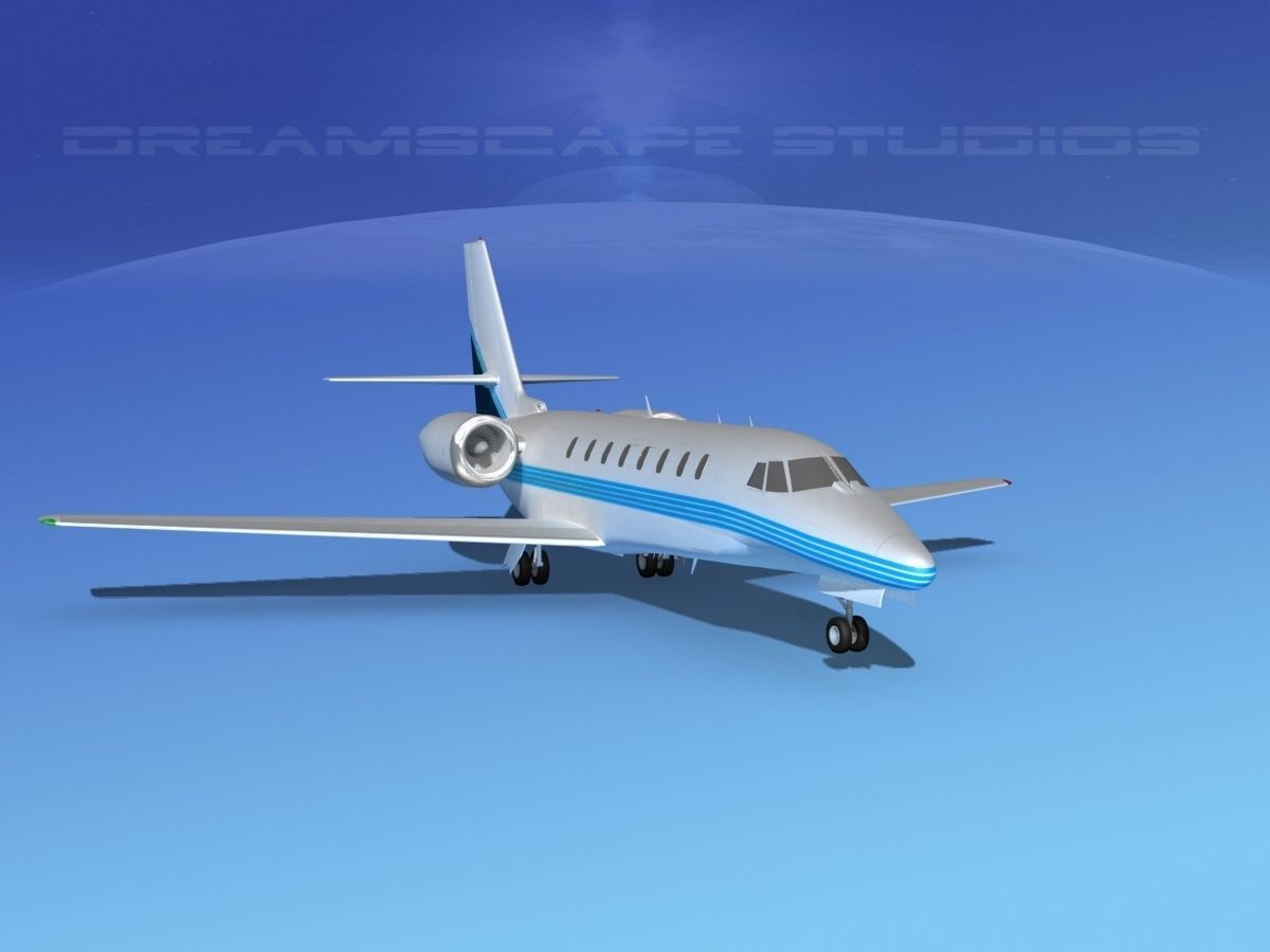 Cessna C680 Citation Soveriegn V13 3D model_2