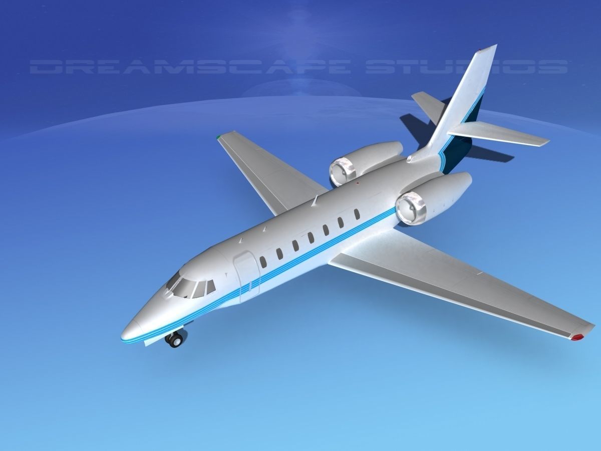 Cessna C680 Citation Soveriegn V13 3D model_10