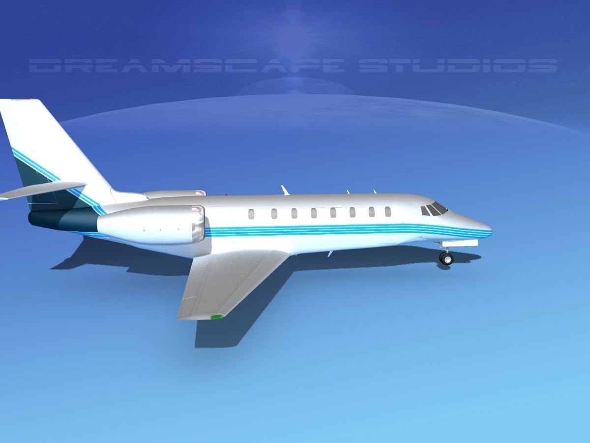 Cessna C680 Citation Soveriegn V13 3D model_4