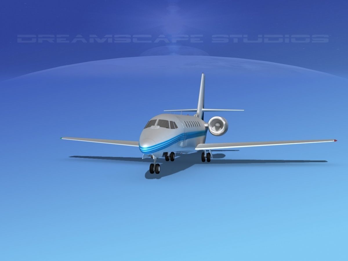 Cessna C680 Citation Soveriegn V13 3D model_1
