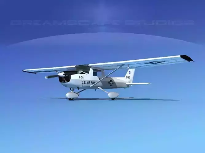 Cessna T-51 V02 3D model