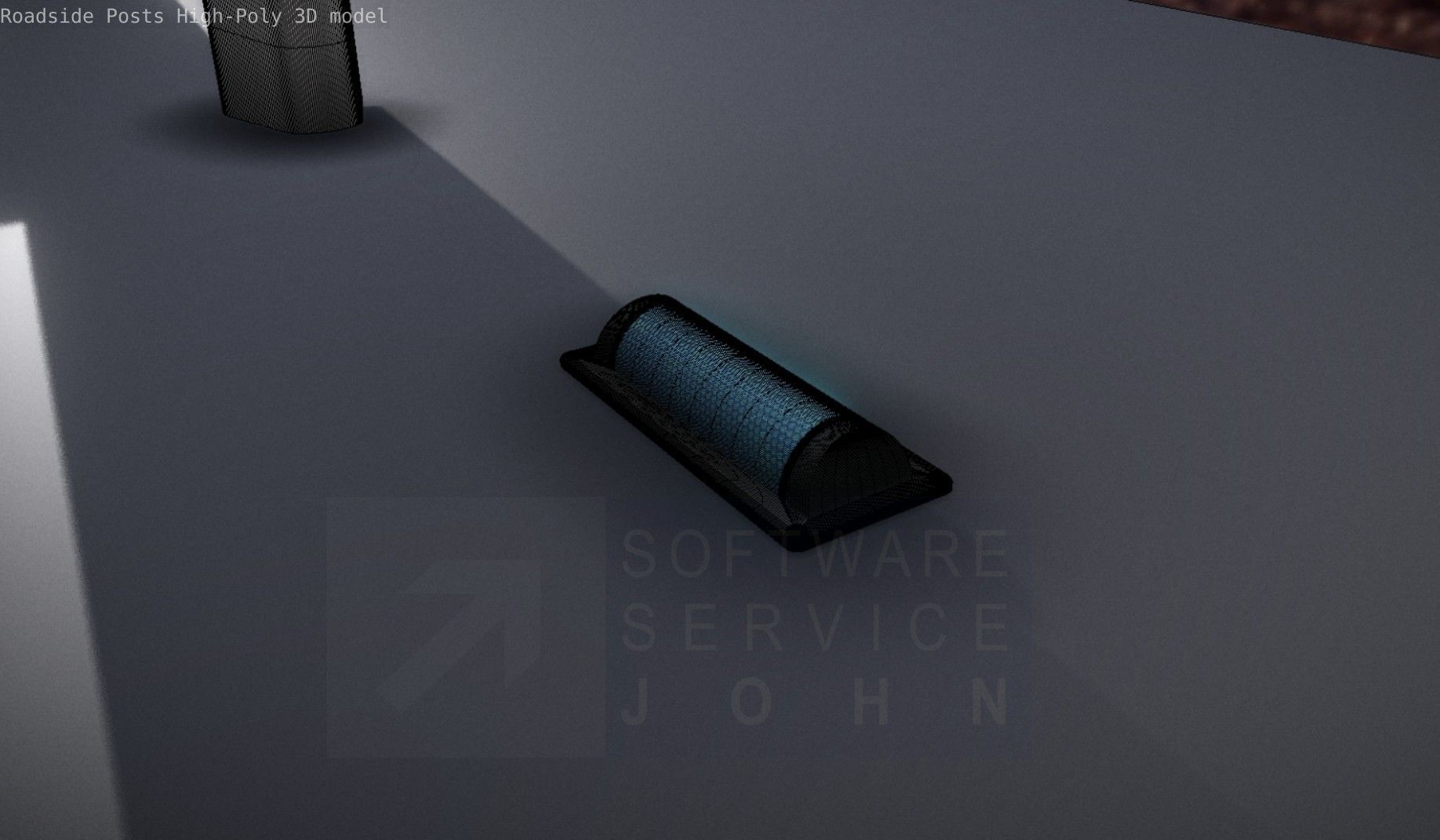 Roadside Posts High-Poly 3D model_52