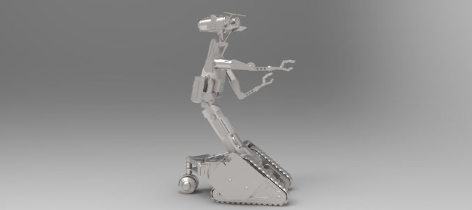 Toy Robot Number 5 3D print model