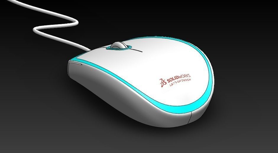 Mouse computer Free 3D model_1