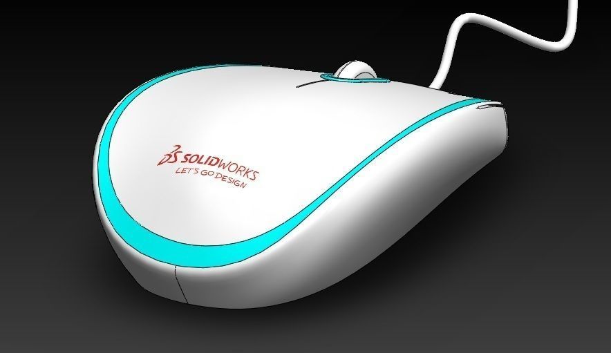 Mouse computer Free 3D model_6