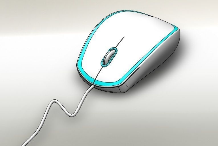 Mouse computer Free 3D model_3