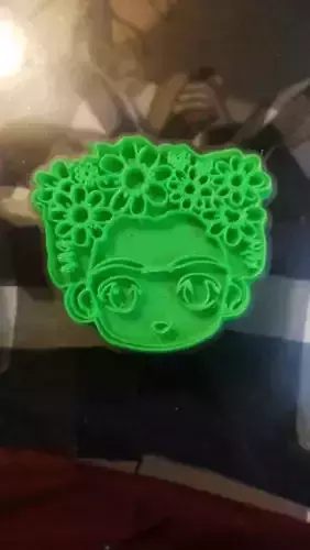Cookie Cutter Frida Kahlo 3D print model