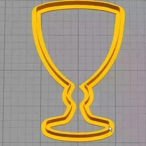 Cookie Cutter Caliz Copa Cup