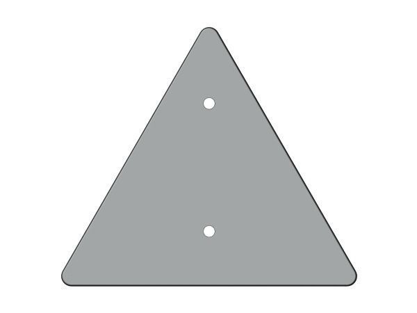 Retroreflector a triangle FP-401B cataphote Free 3D model_0