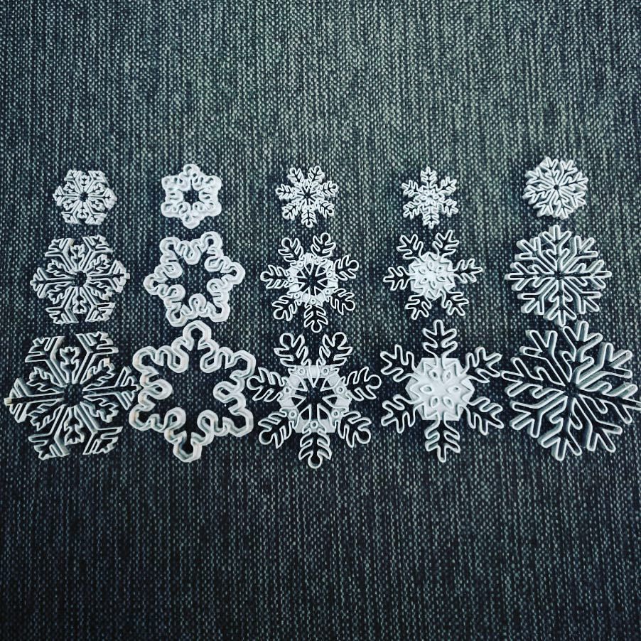  Cookie Cutter Snowflake Copo de Nieve 1 3D print model_1