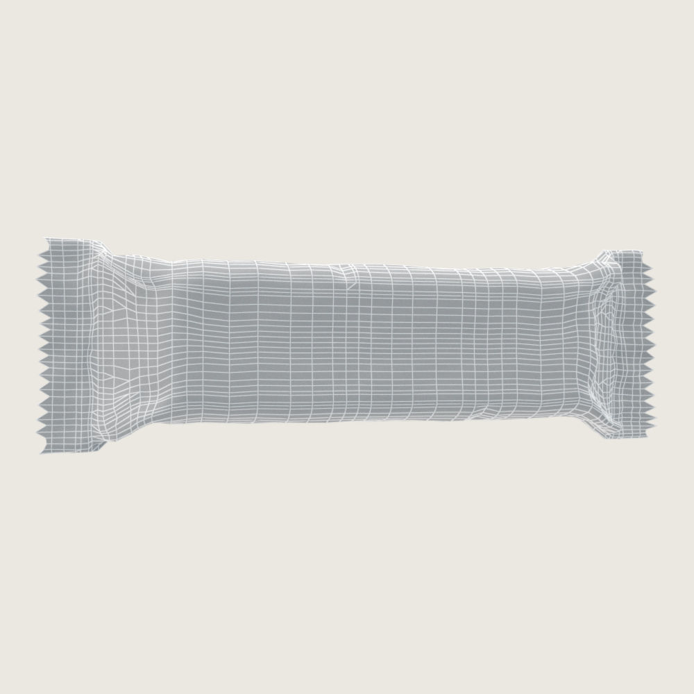 Snickers Chocolate Bar Low-poly 3D model_2