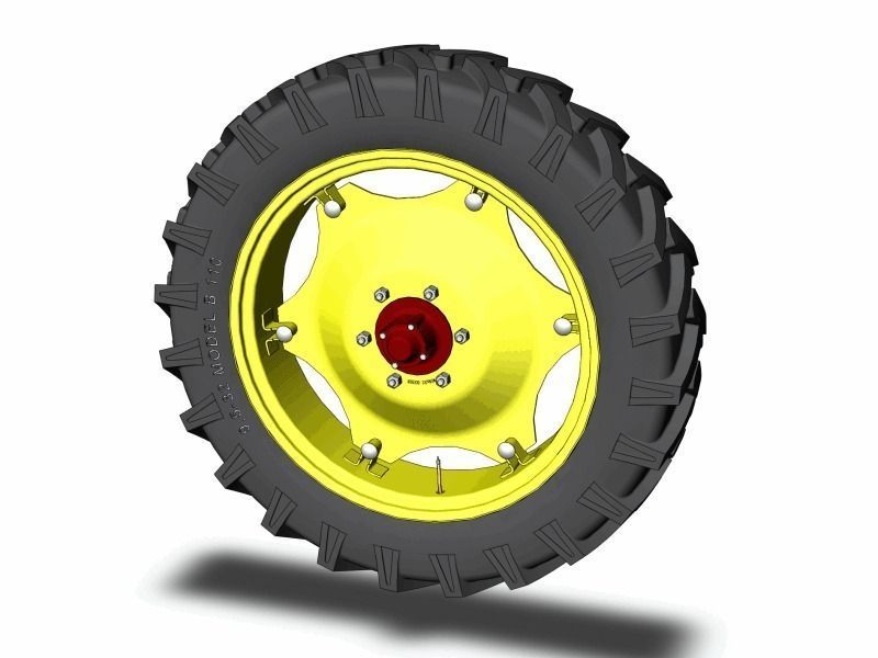Tire 95-32 model B 110 wheel W8x32 05103 Free 3D model