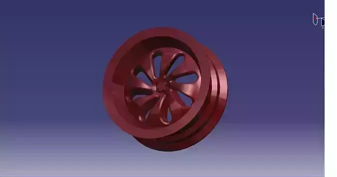 car wheel Free 3D model