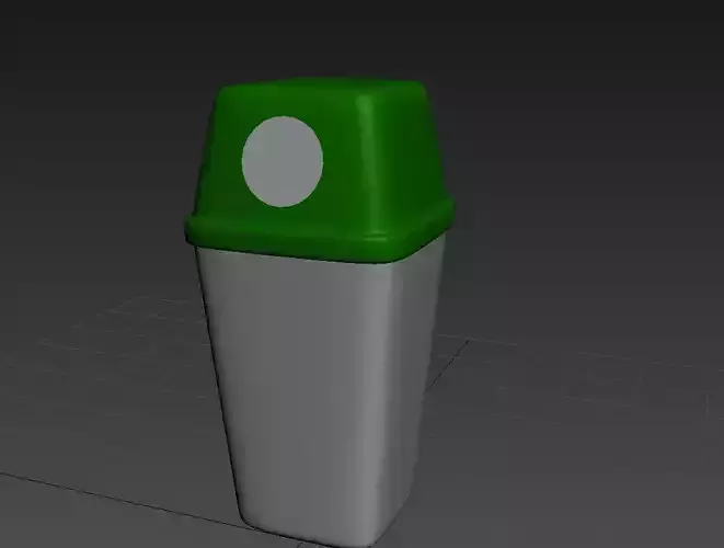 Bin model trash can 3D model