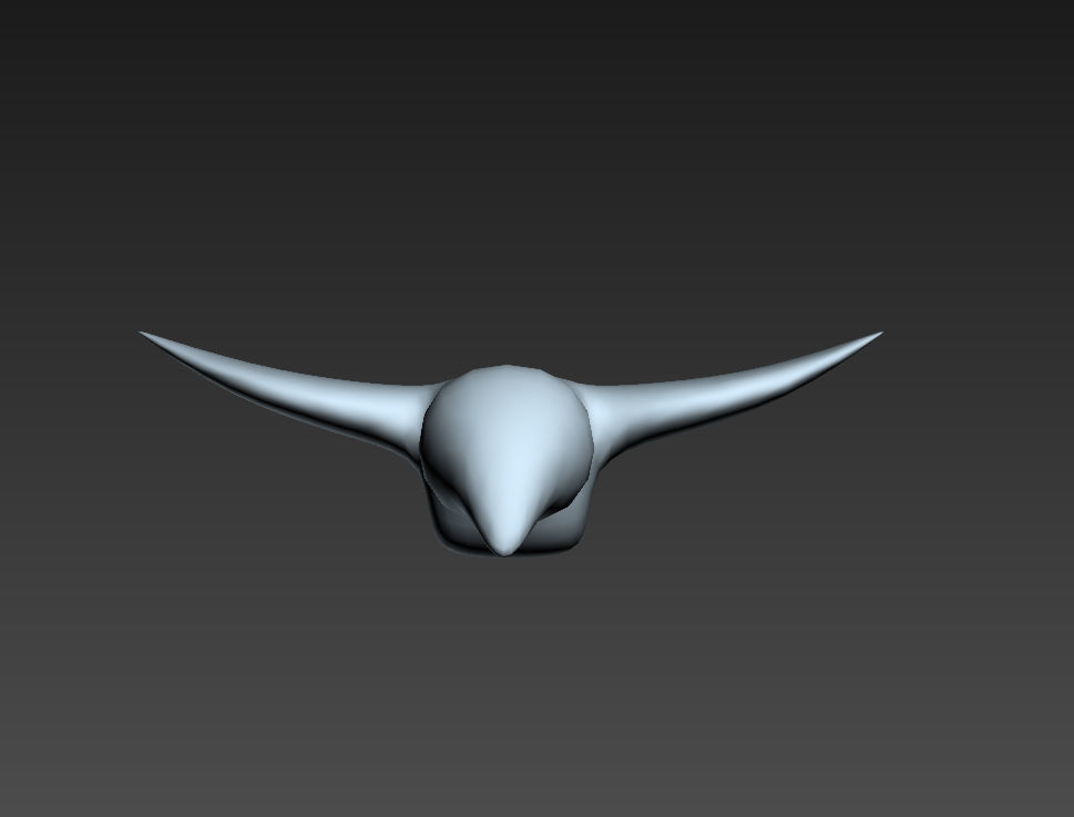Bird model head 3D model_4