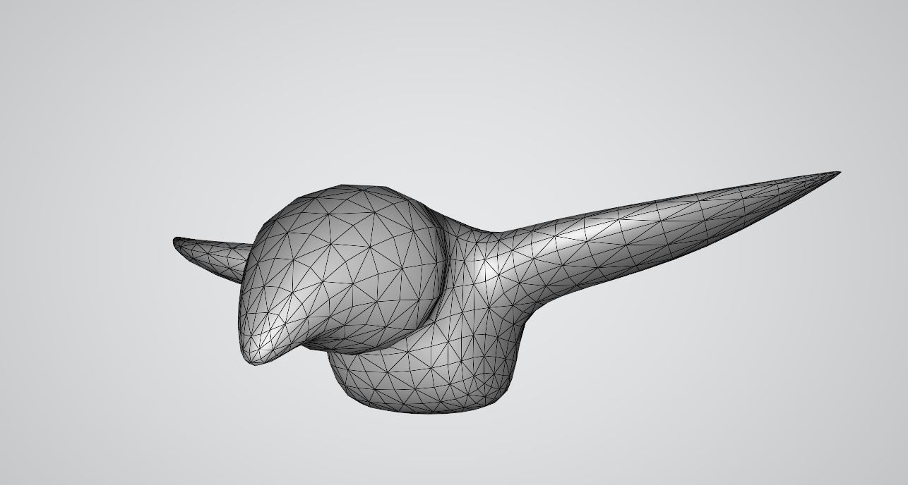 Bird model head 3D model_19