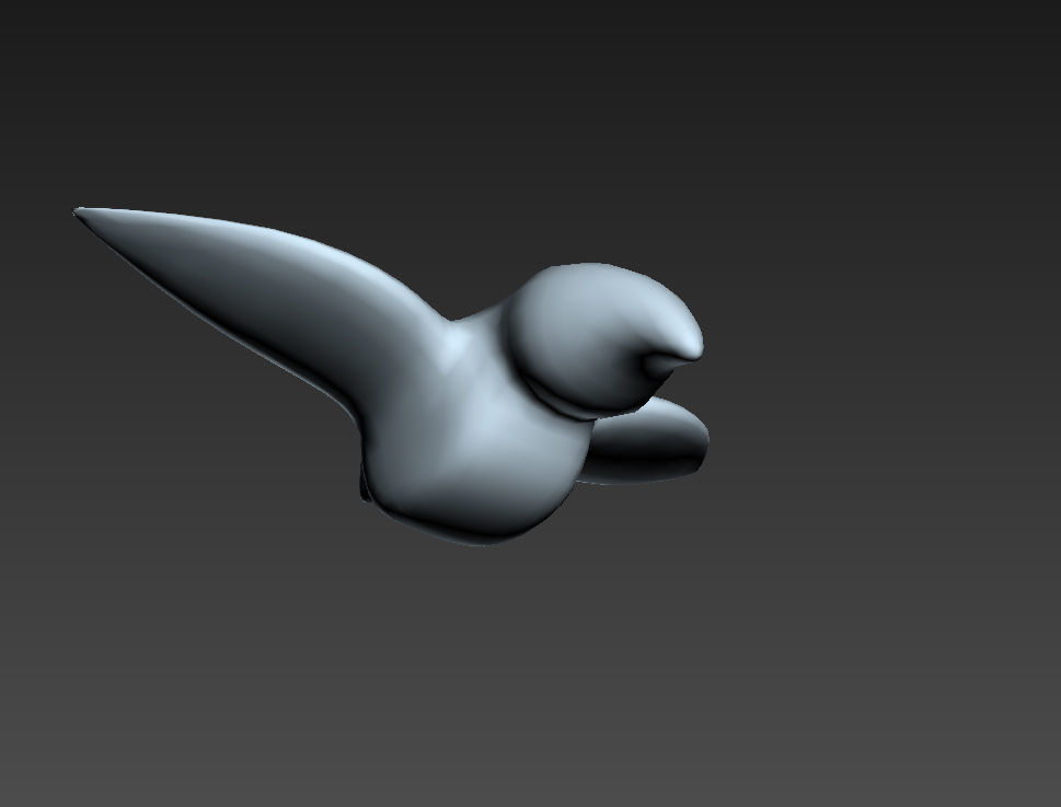 Bird model head 3D model_5