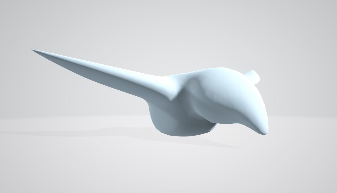Bird model head 3D model_10
