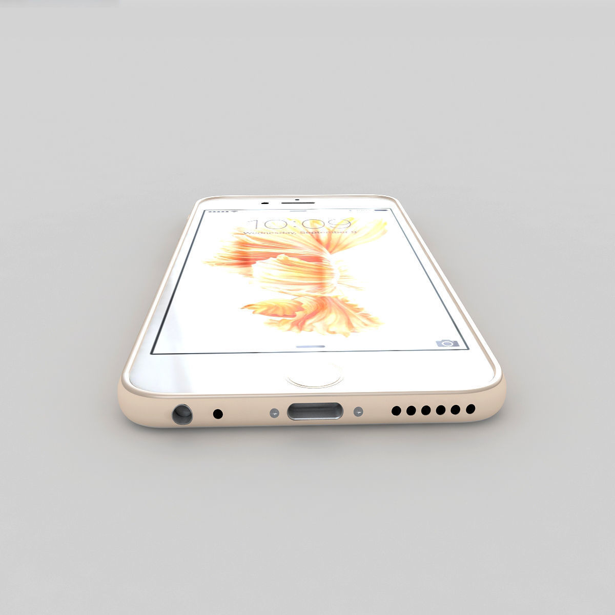 Apple Iphone 6s Gold 3D model_10