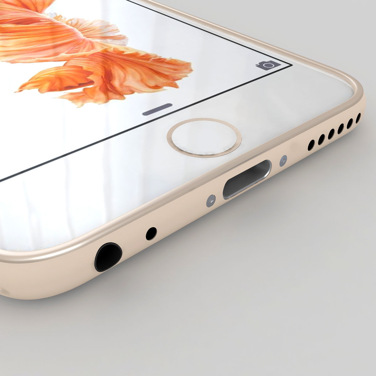 Apple Iphone 6s Gold 3D model_8
