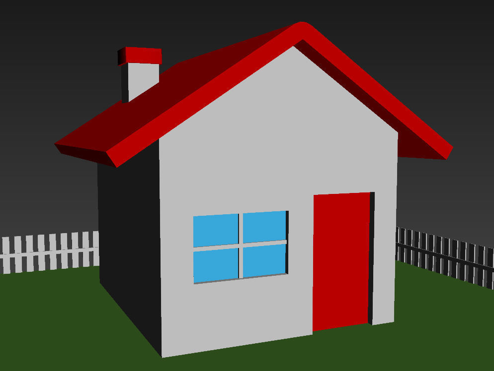 House model cube 3D model_8