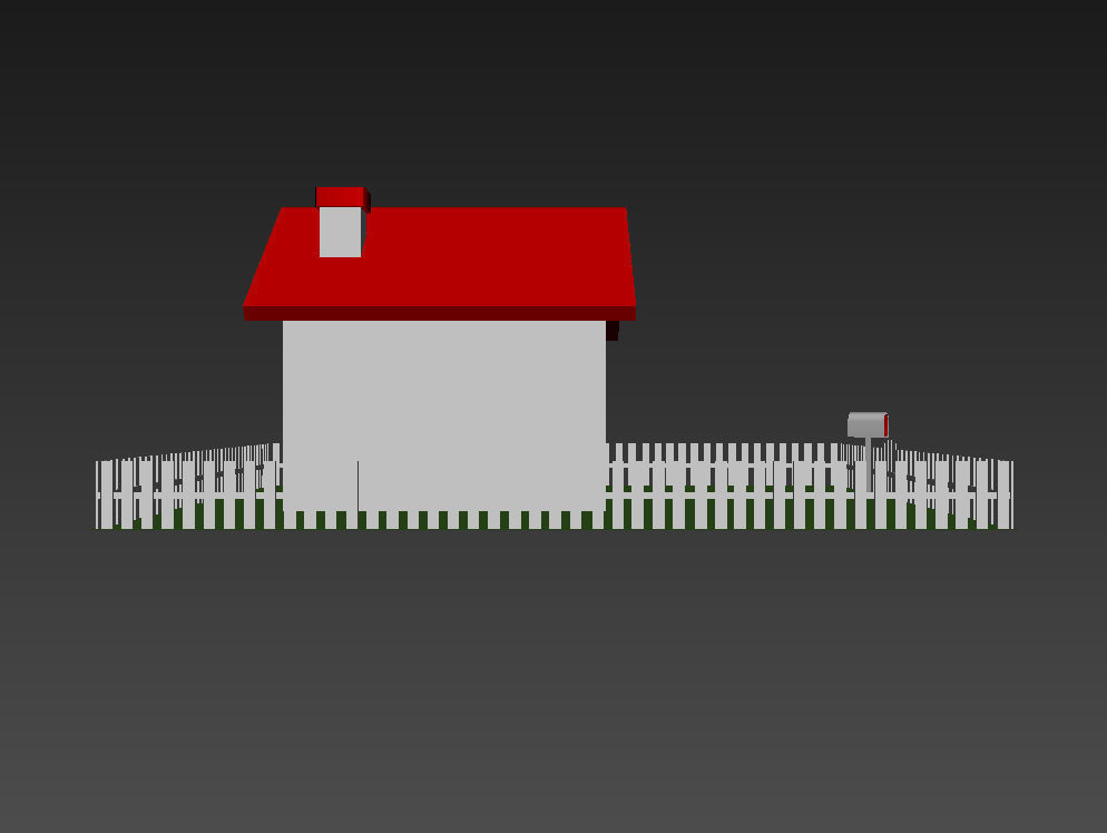 House model cube 3D model_4