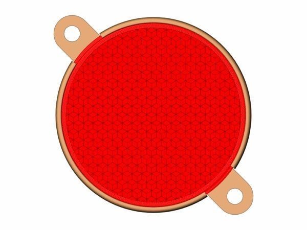 Retroreflector a round FP-310 cataphote Free 3D model