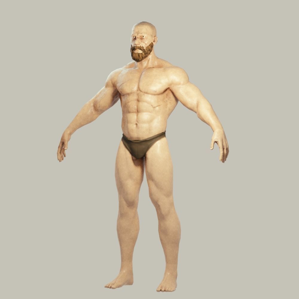 Medieval Fantasy Knight Low-poly 3D model_9