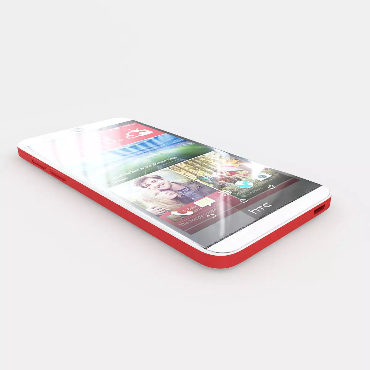 HTC Desire Eye Red 3D model