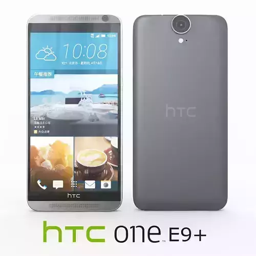 HTC One E9 Plus Meteor Gray 3D model