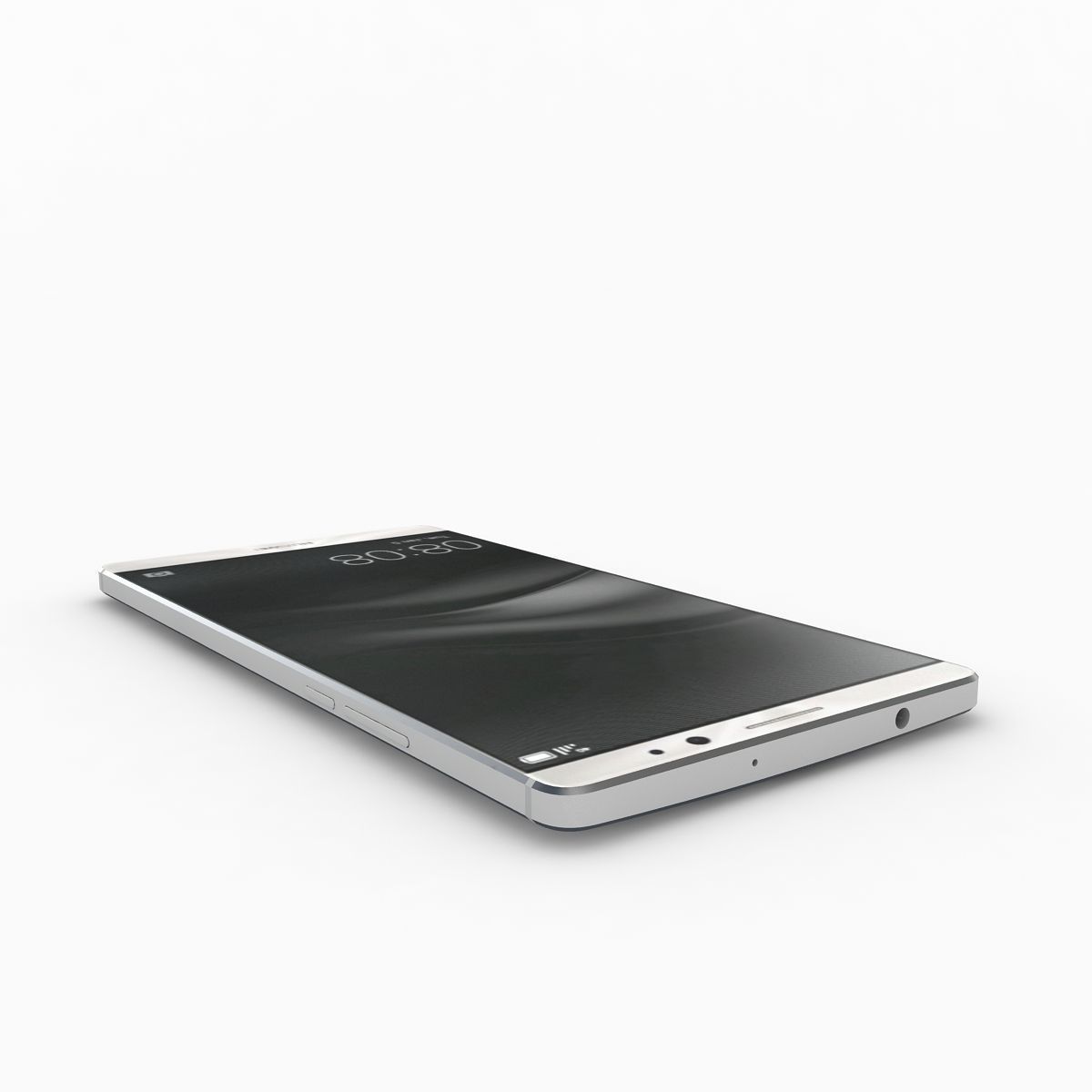 Huawei Mate 8 Moonlight Silver 3D model_2