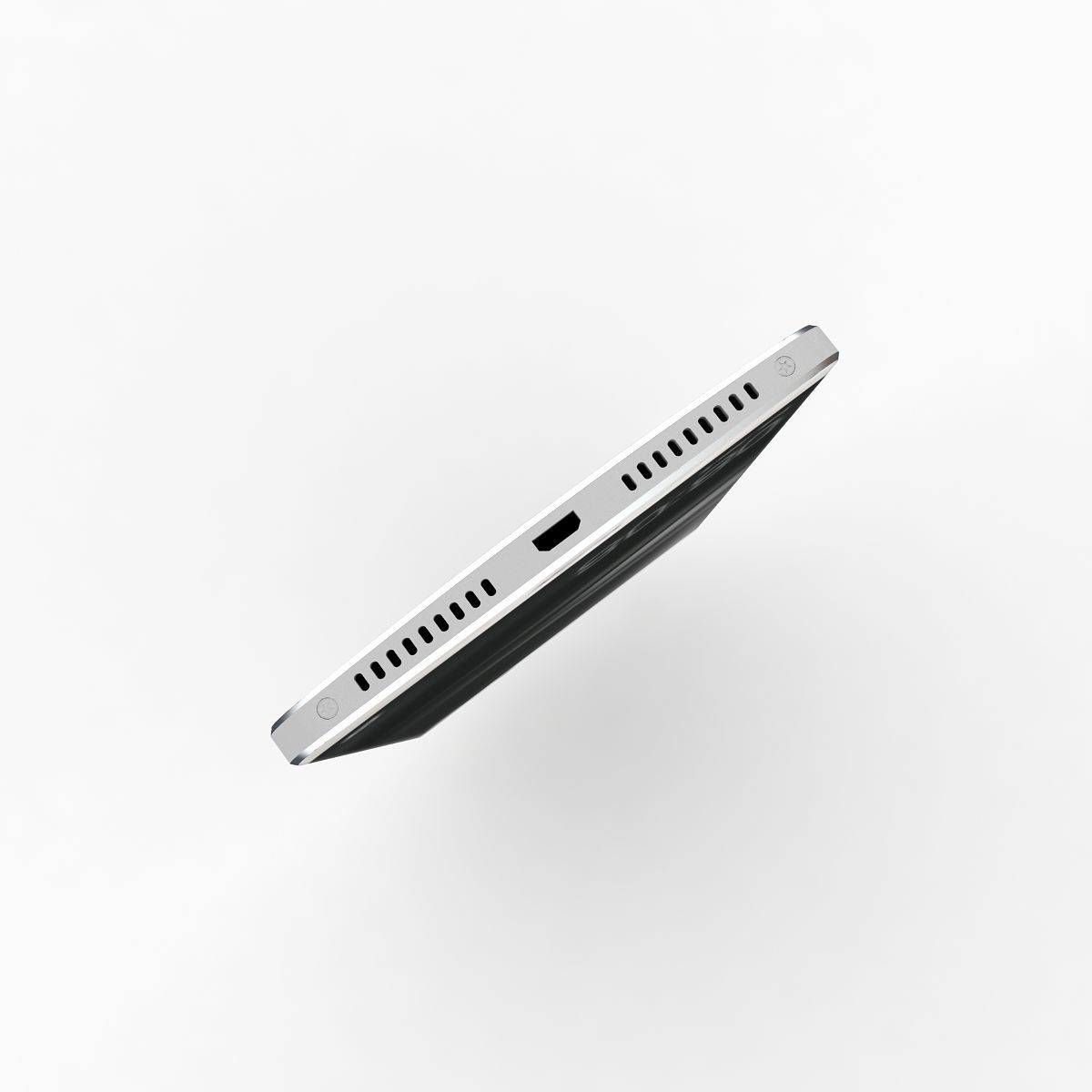 Huawei Mate 8 Moonlight Silver 3D model_4