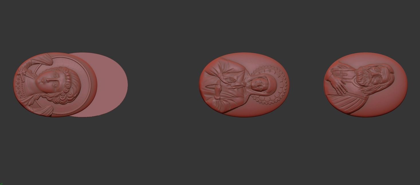 Russian Pendant cross  3D print model_10