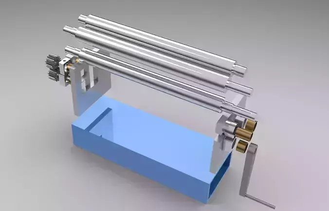 manual sheet metal bending machine Free 3D model