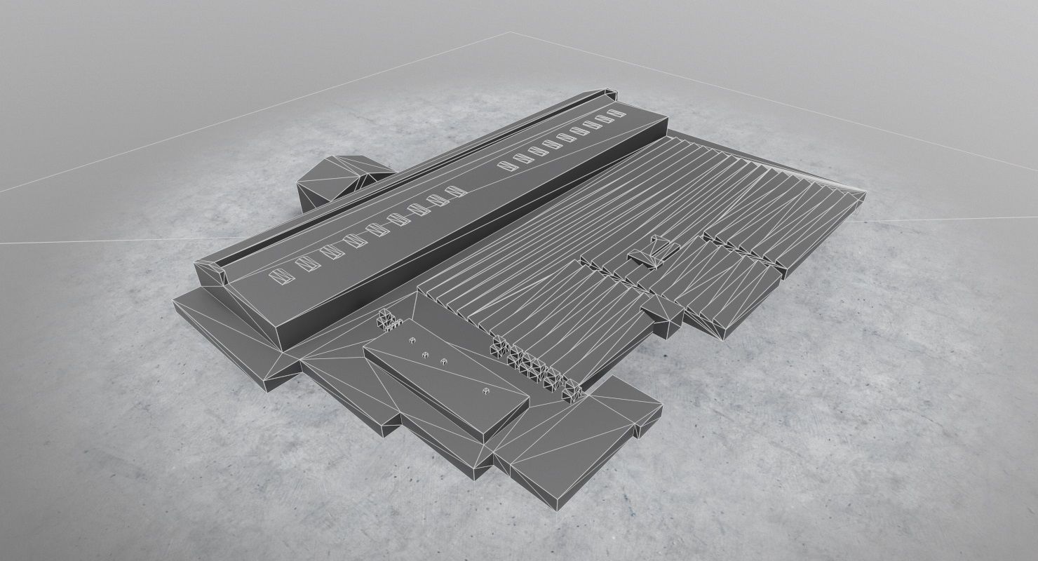 EDDH Storage 1 Low-poly 3D model_11