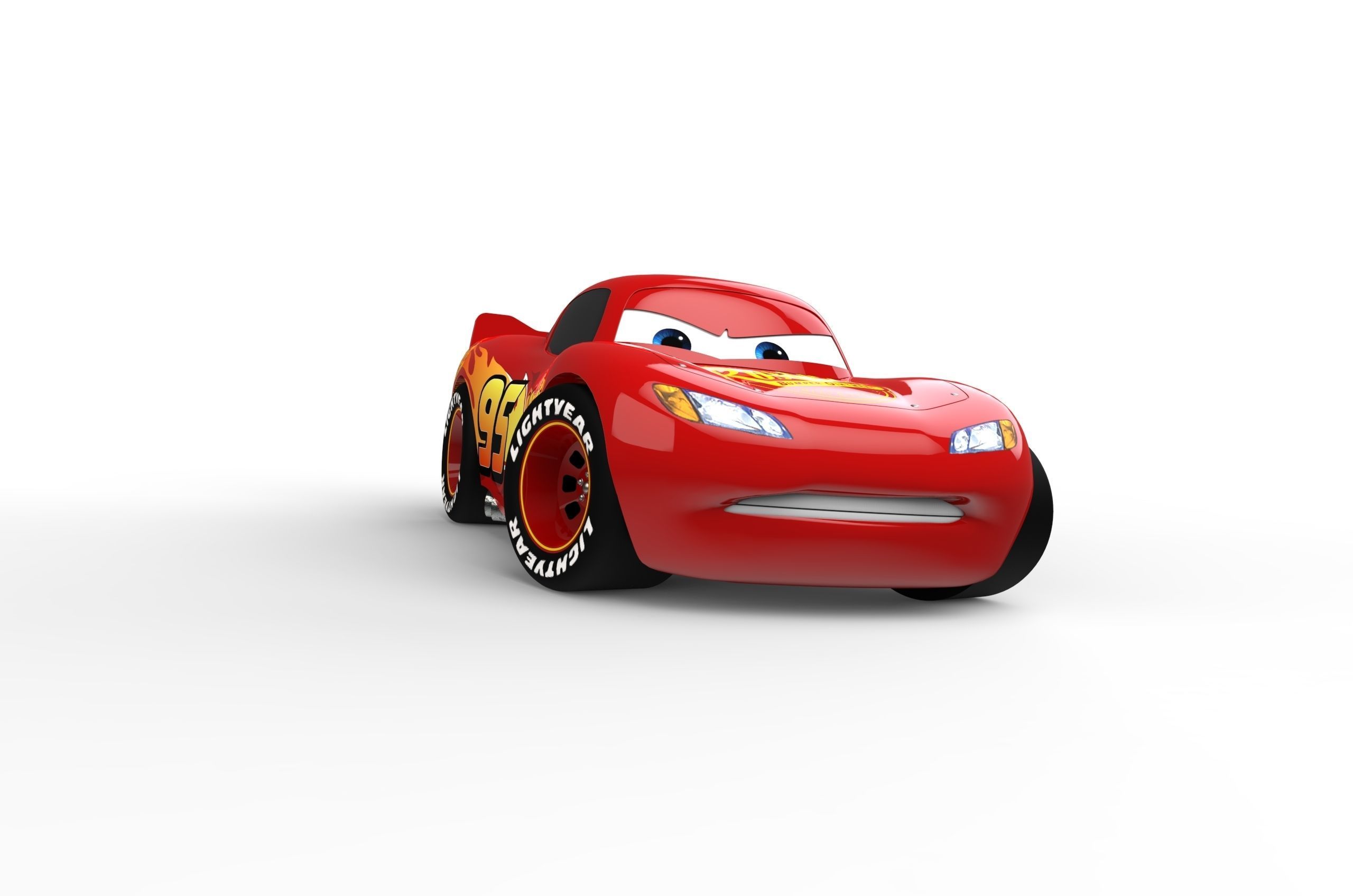 Cars Saetta Lightning McQueen Saetta 3D print model_1