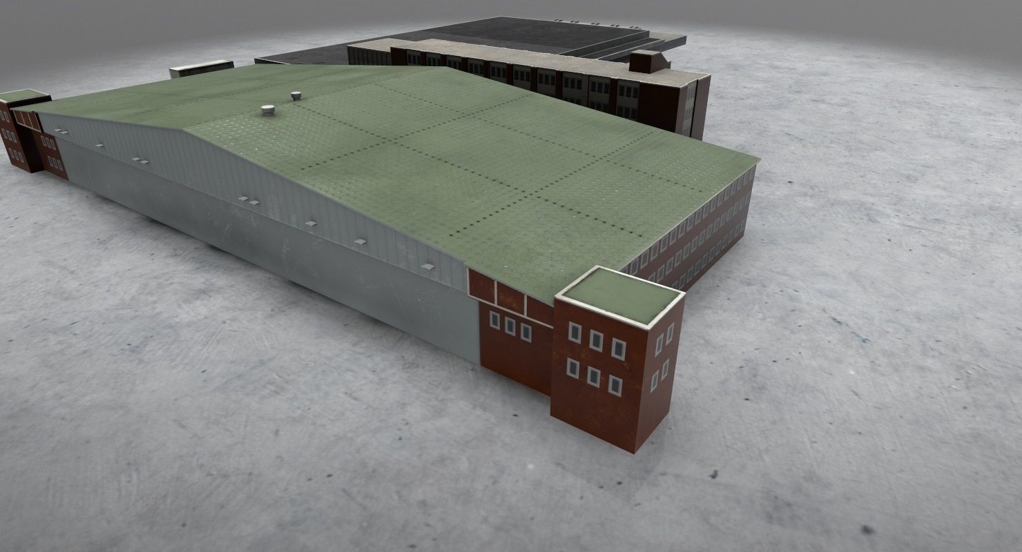 EDDH Storage 5 Low-poly 3D model_2