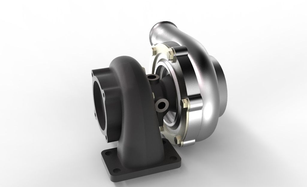 3D model Turbine Garrett 3076 | CGTrader
