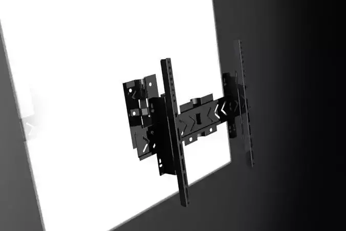 support mural inclinable  orientable lcd Free 3D model