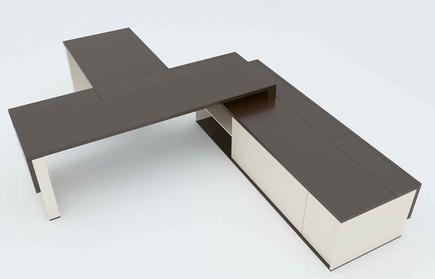 OFFICE DESK 3D model_3