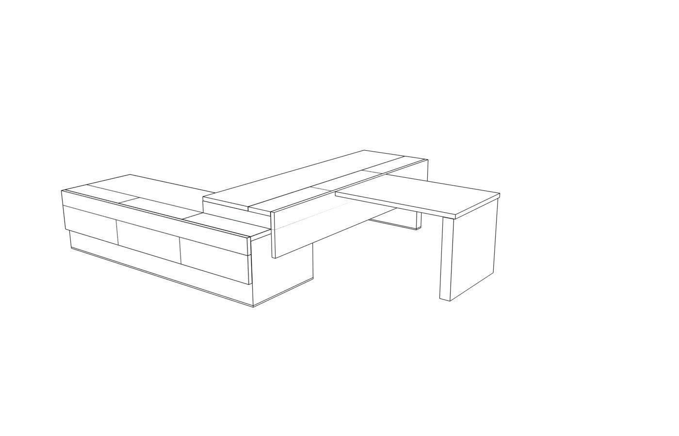 OFFICE DESK 3D model_6