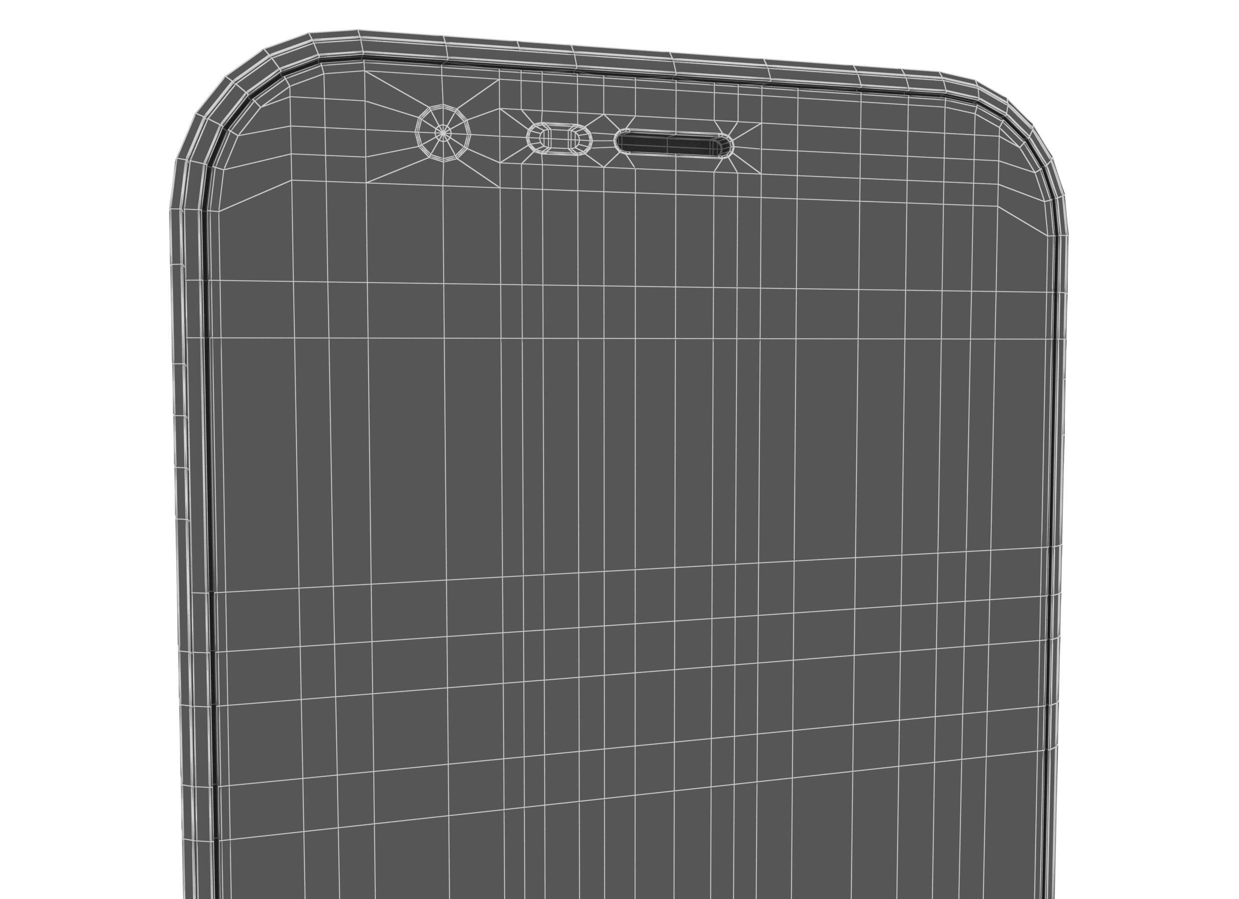 Nokia 1 Dark Blue And Warm Red 3D model_23