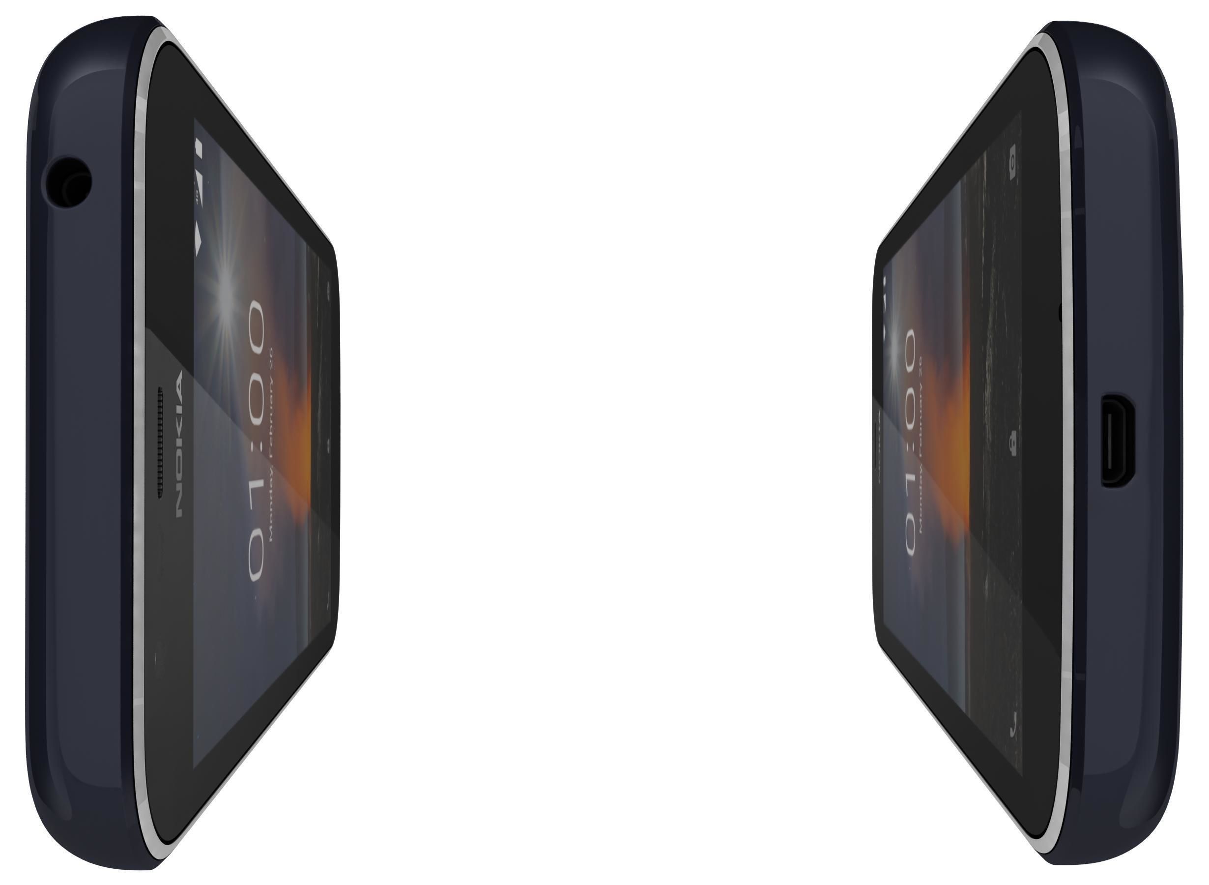 Nokia 1 Dark Blue And Warm Red 3D model_5