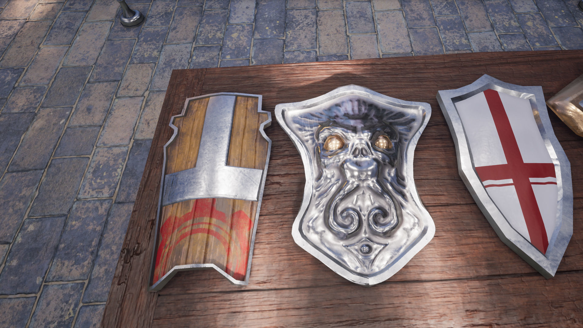 Fantasy Paladin Weapons Low-poly 3D model_17